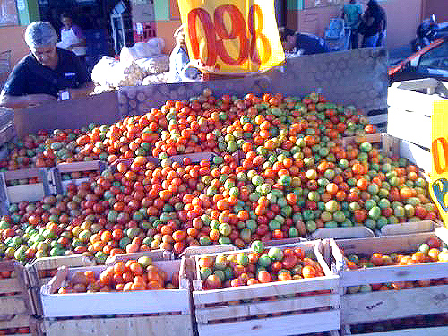 Preos de tomate, batata e feijo derrubam valor da cesta bsica